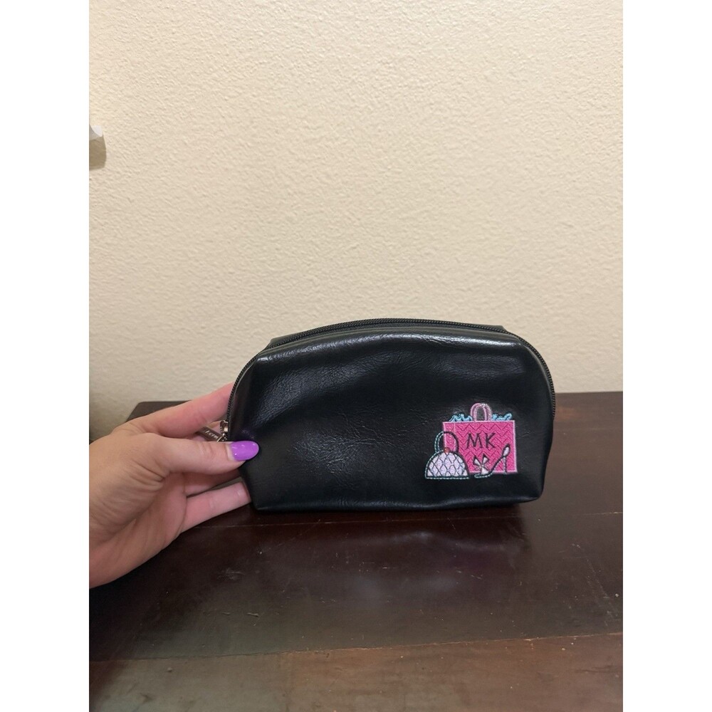 New Mary Kay MK Girlfriend Cosmetic Bags Travel Slumber Party Black & Pink